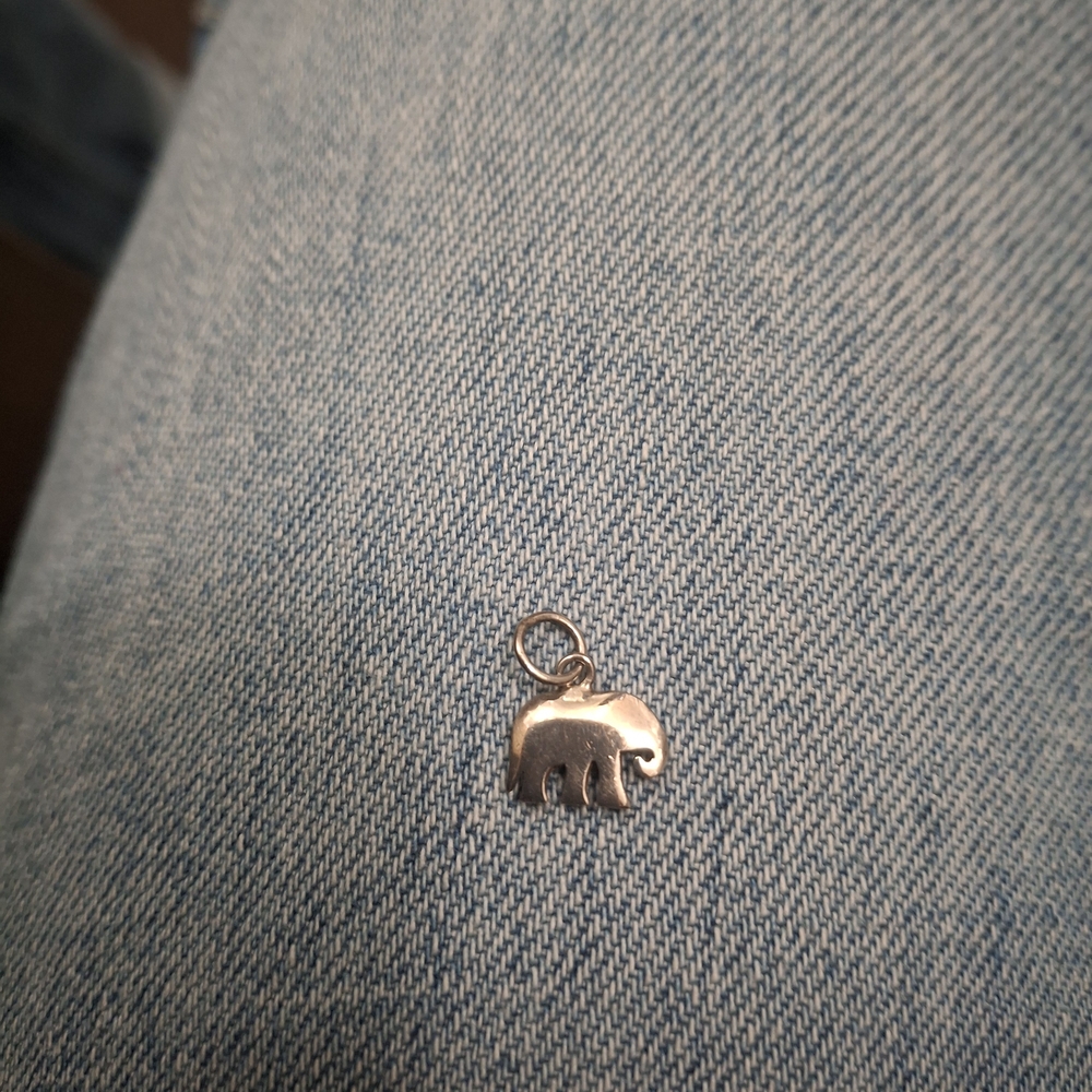Sterling Silver Elephant Pendant